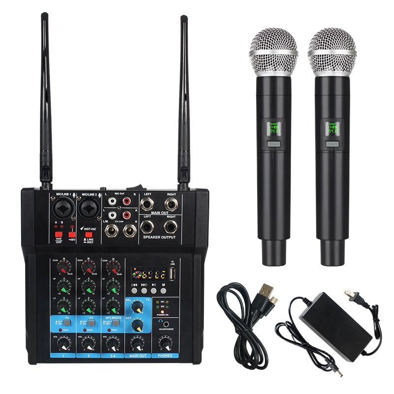 Audio Mixer Amplifier With Blu - Karaoke Amplifier Mixer Bluetooth 评论和价格