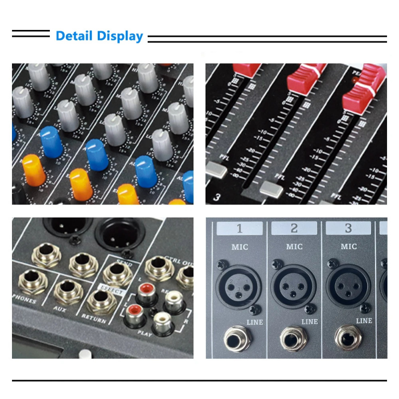 8 Channel USB Bluetooth Audio  - Karaoke Amplifier Mixer Bluetooth 评论和价格