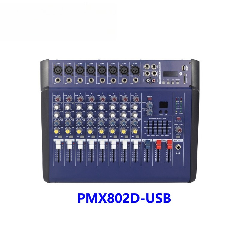 4-12 Channels Powered Mixer Am - Karaoke Amplifier Mixer Bluetooth 评论和价格