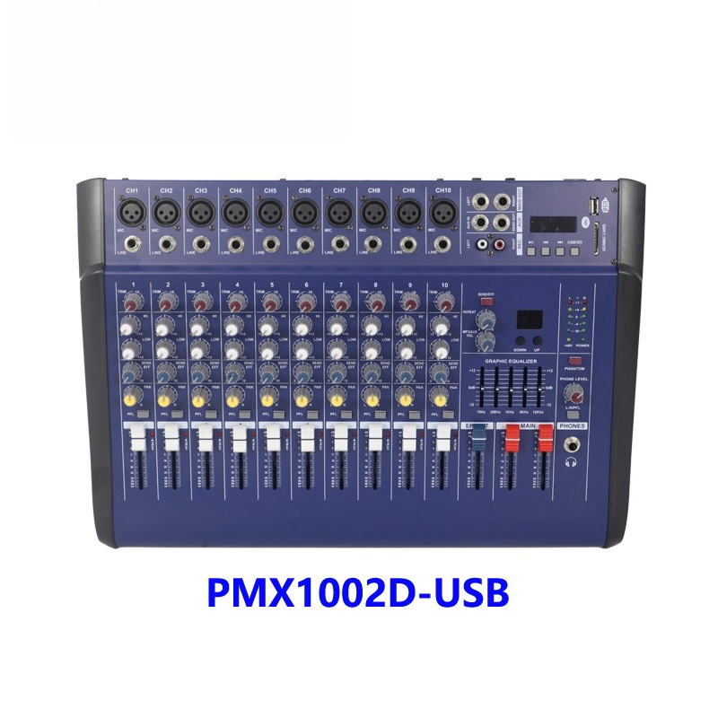 4-12 Channels Powered Mixer Am - Karaoke Amplifier Mixer Bluetooth 评论和价格