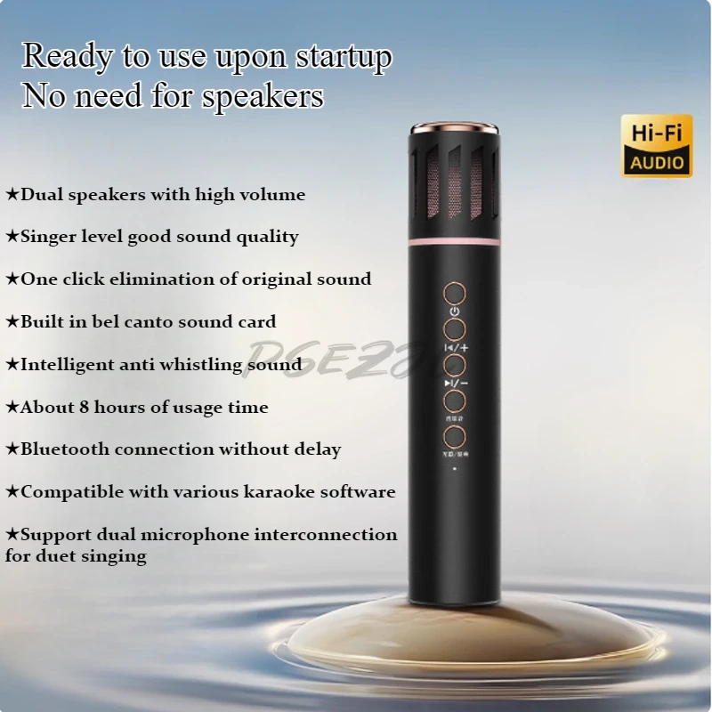 New K20 Bluetooth Speaker Wire - Bluetooth Karaoke Microphone Handheld 评论和价格