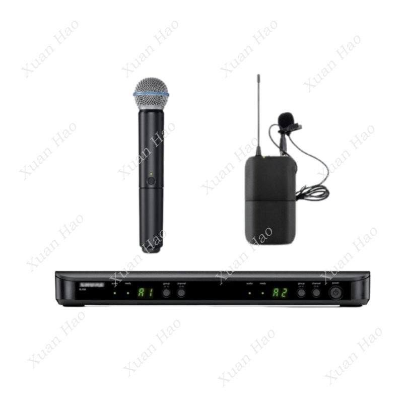 Professional BLX8 UHF Dual Cha - Uhf Wireless Microphone System Dual Channel 评论和价格