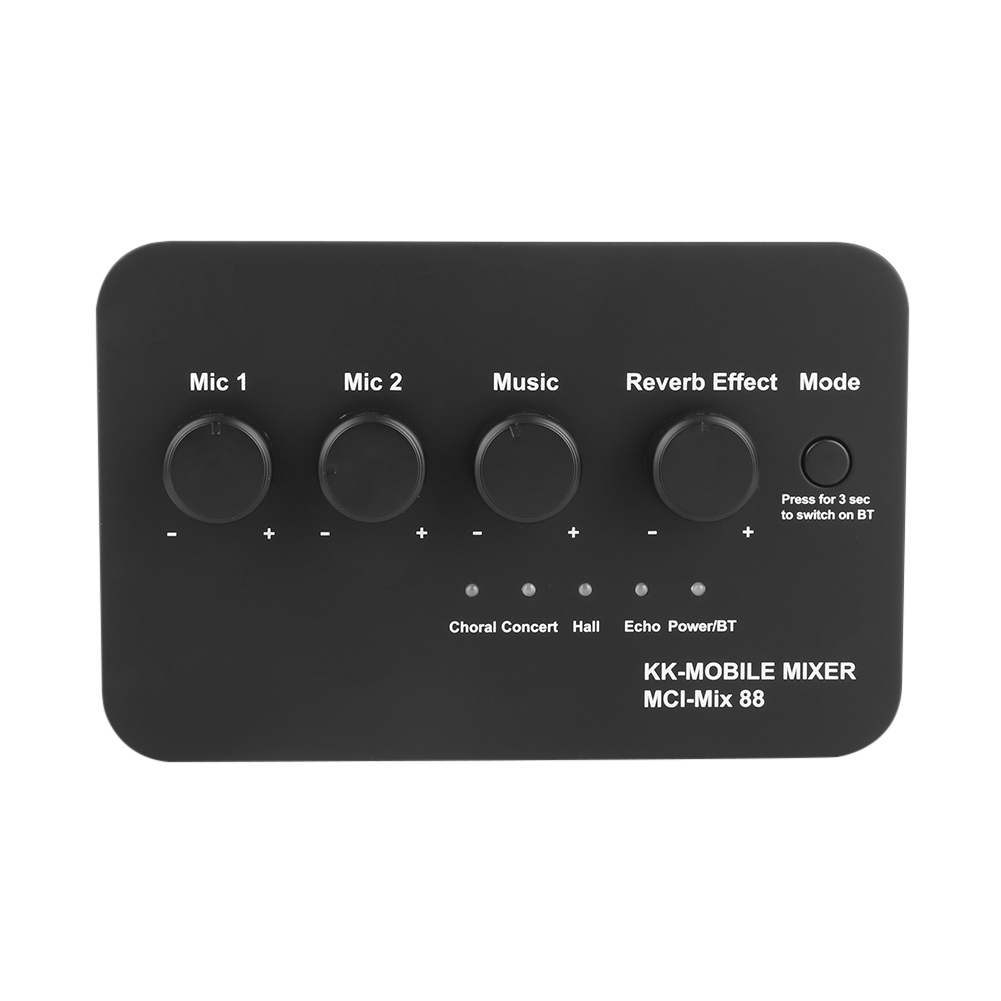 Karaoke Audio Mixer AUX IN/OUT - Karaoke Amplifier Mixer Bluetooth 评论和价格