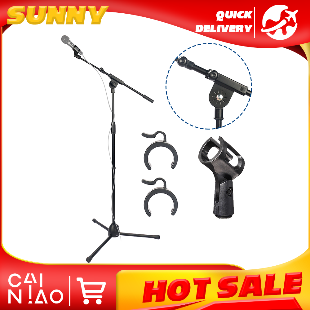 Microphone Stand Foldable Heav - Microphone Stand Boom Arm Floor 评论和价格