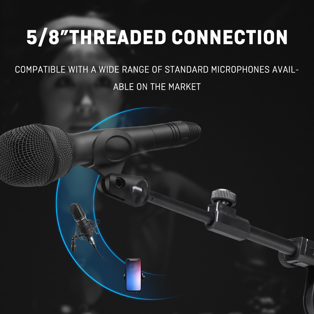 Heavy Floor Microphone Tripod  - Microphone Stand Boom Arm Floor 评论和价格
