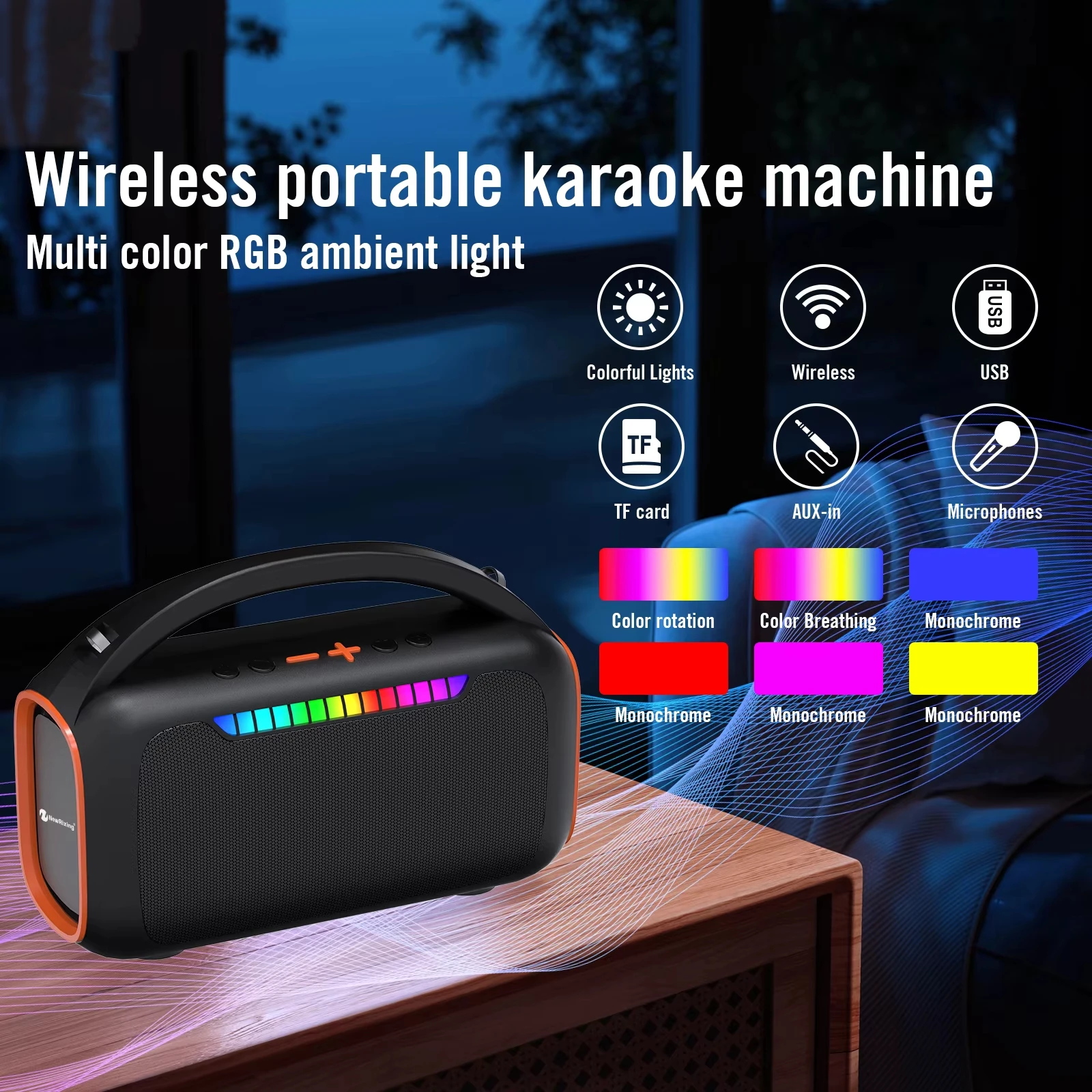 Karaoke Machine Sound with 2 M - Karaoke Machine Portable With 2 Mic 评论和价格