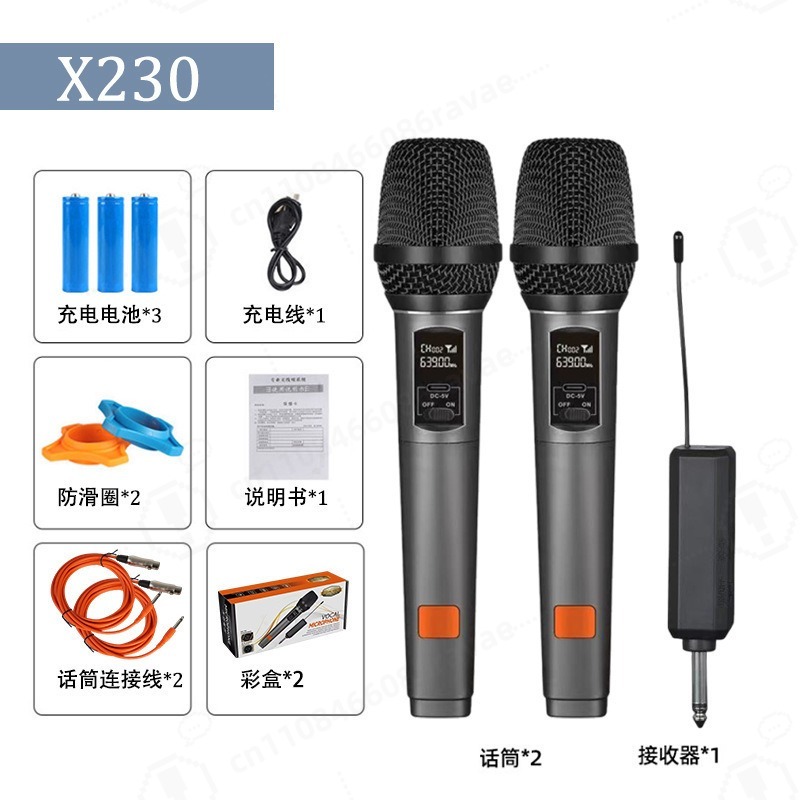 X230 Universal Wireless Microp - Rechargeable Wireless Mic Lithium Battery 评论和价格