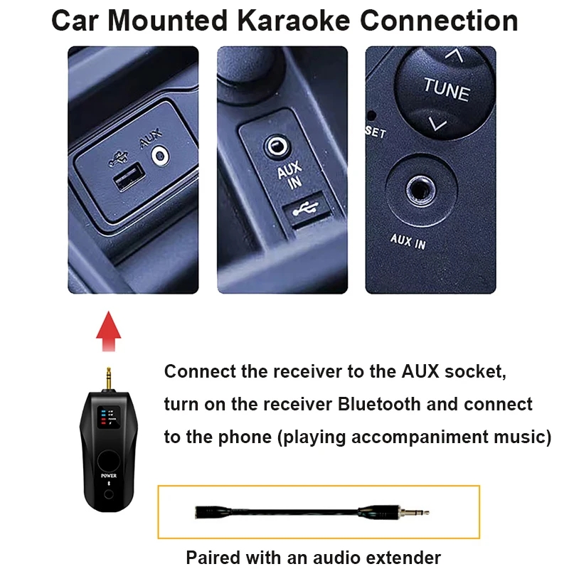 UHF Wireless Handheld Dynamic  - Bluetooth Karaoke Microphone Handheld 评论和价格