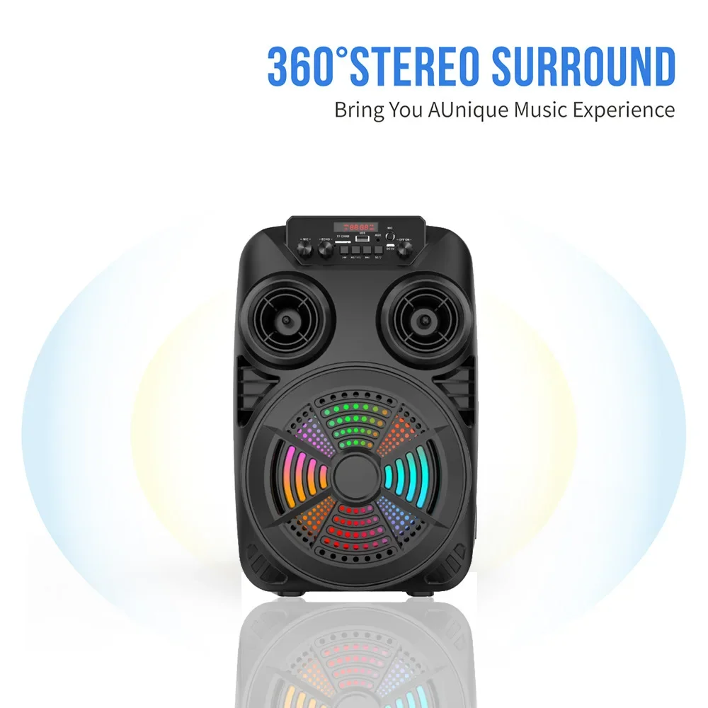 High Power Bluetooth Speakers  - Karaoke Speaker System 100W Rgb 评论和价格