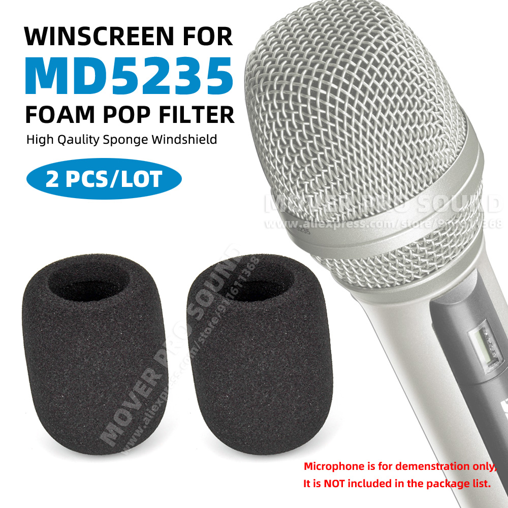 2PCS Windscreen Mic Foam Windp - Microphone Pop Filter Foam Windscreen 评论和价格