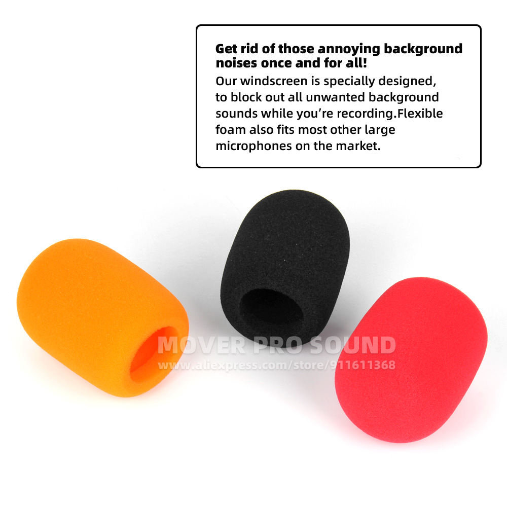 2PCS Windscreen Mic Foam Windp - Microphone Pop Filter Foam Windscreen 评论和价格