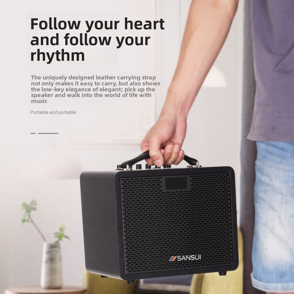 For SANSUI K78 Bluetooth Speak - Pa Sound System Battery Portable Outdoor 评论和价格