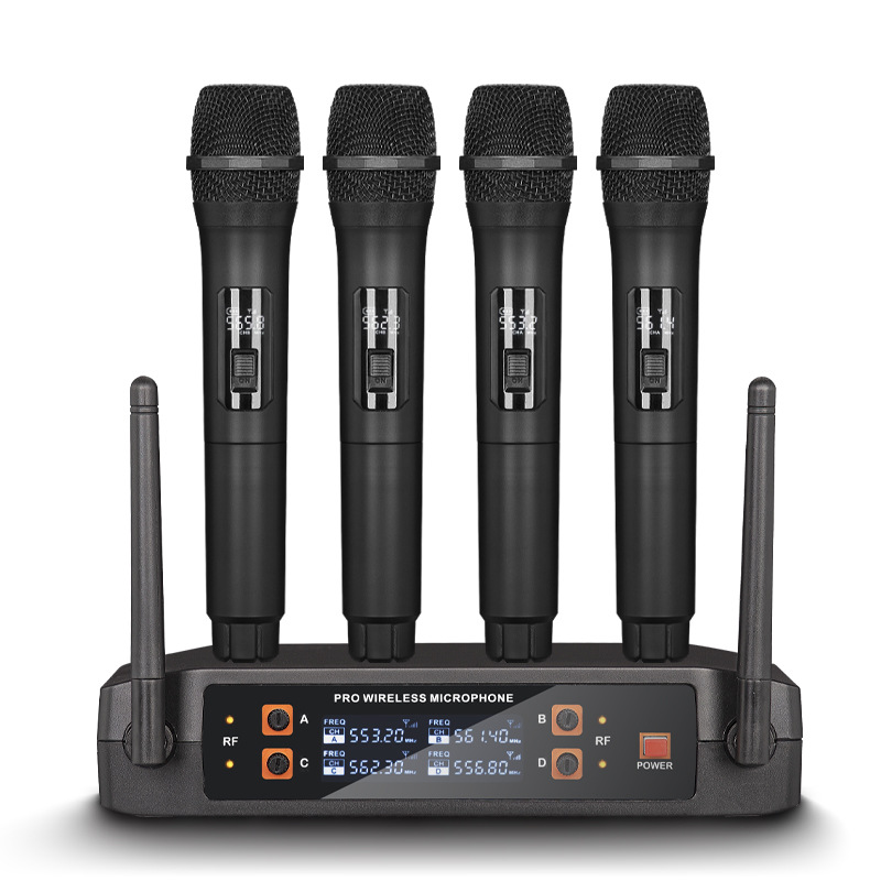 High-quality TXP-U4 4 Channel  - Uhf Wireless Microphone System Dual Channel 评论和价格
