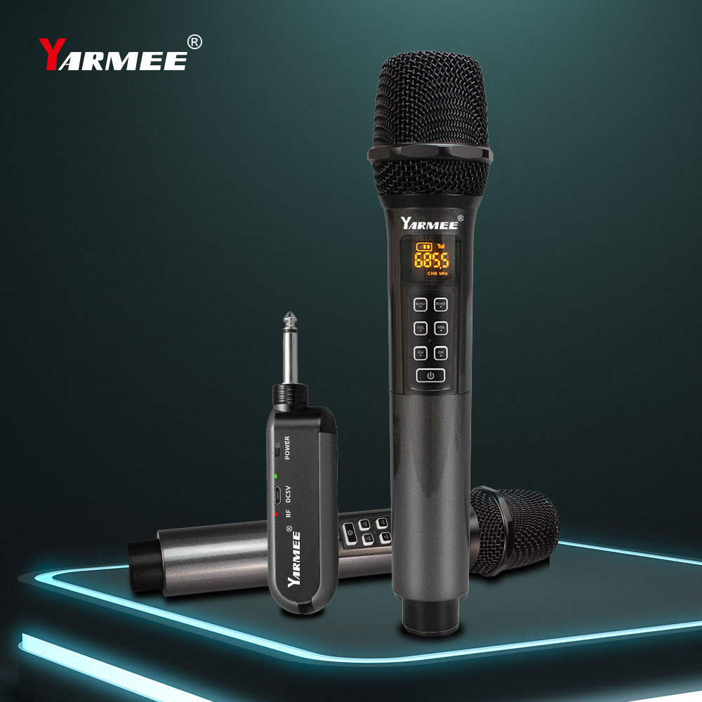 YARMEE Professional UHF Wirele - Rechargeable Wireless Mic Lithium Battery 评论和价格