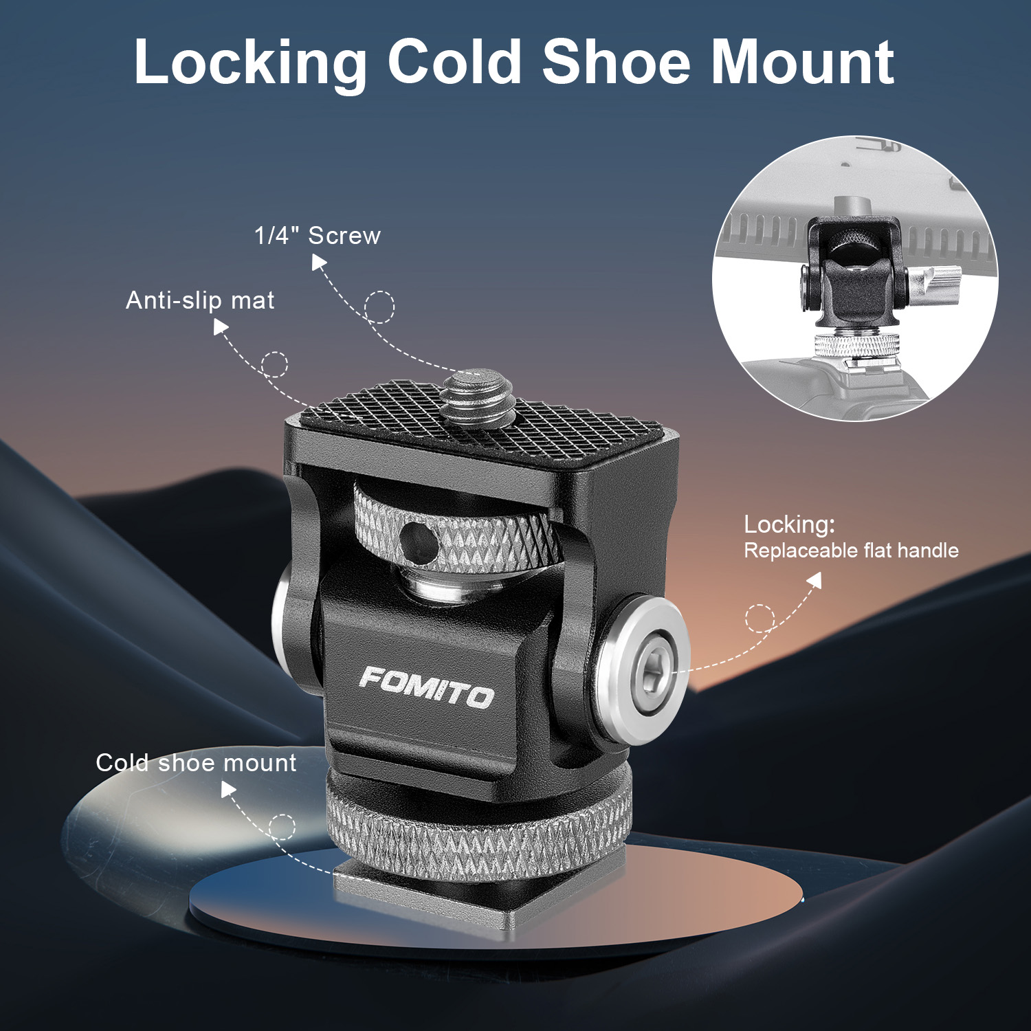 FOMITO Mini Monitor Mount Came - Microphone Shock Mount Universal 评论和价格