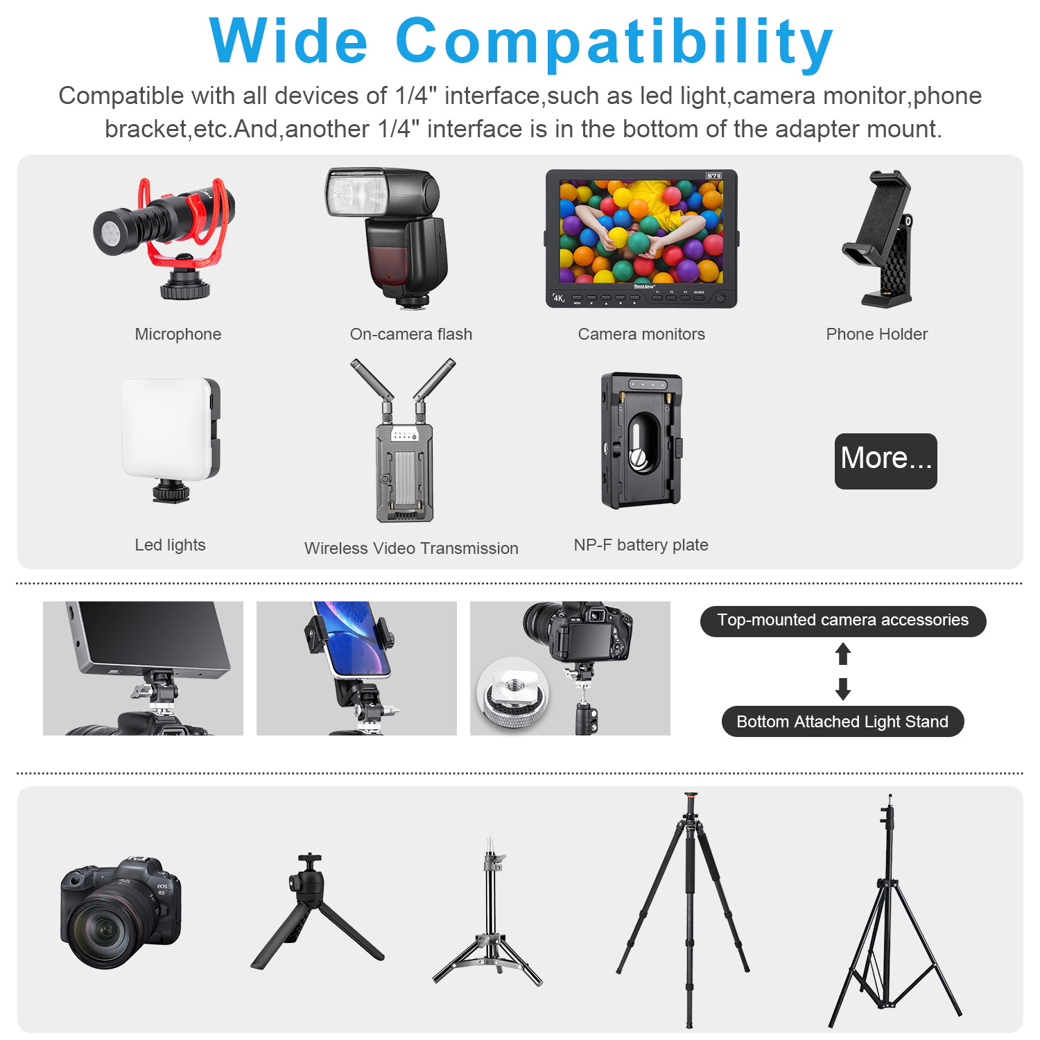 FOMITO Mini Monitor Mount Came - Microphone Shock Mount Universal 评论和价格