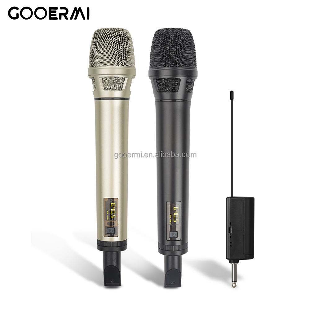 UHF Portable Wireless Micropho - Uhf Wireless Microphone System Dual Channel 评论和价格