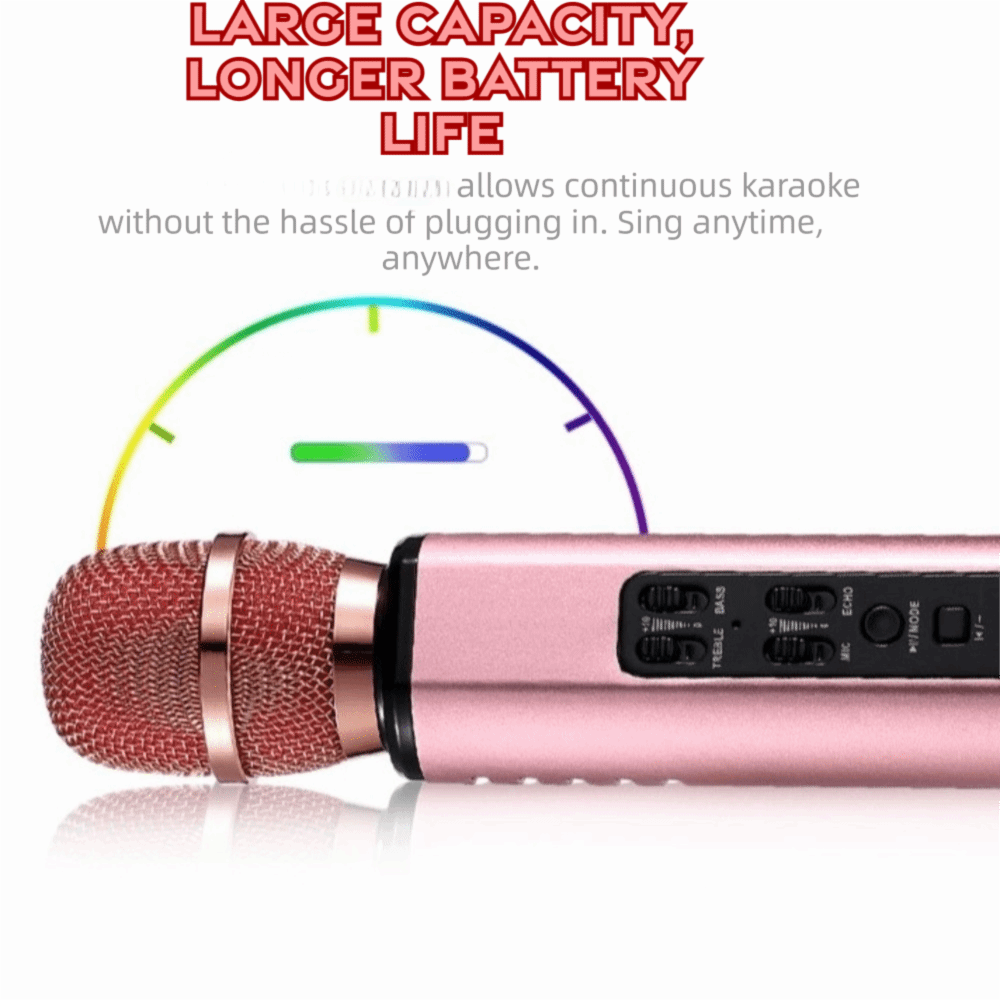 Portable Karaoke Microphone Pr - Bluetooth Karaoke Microphone Handheld 评论和价格
