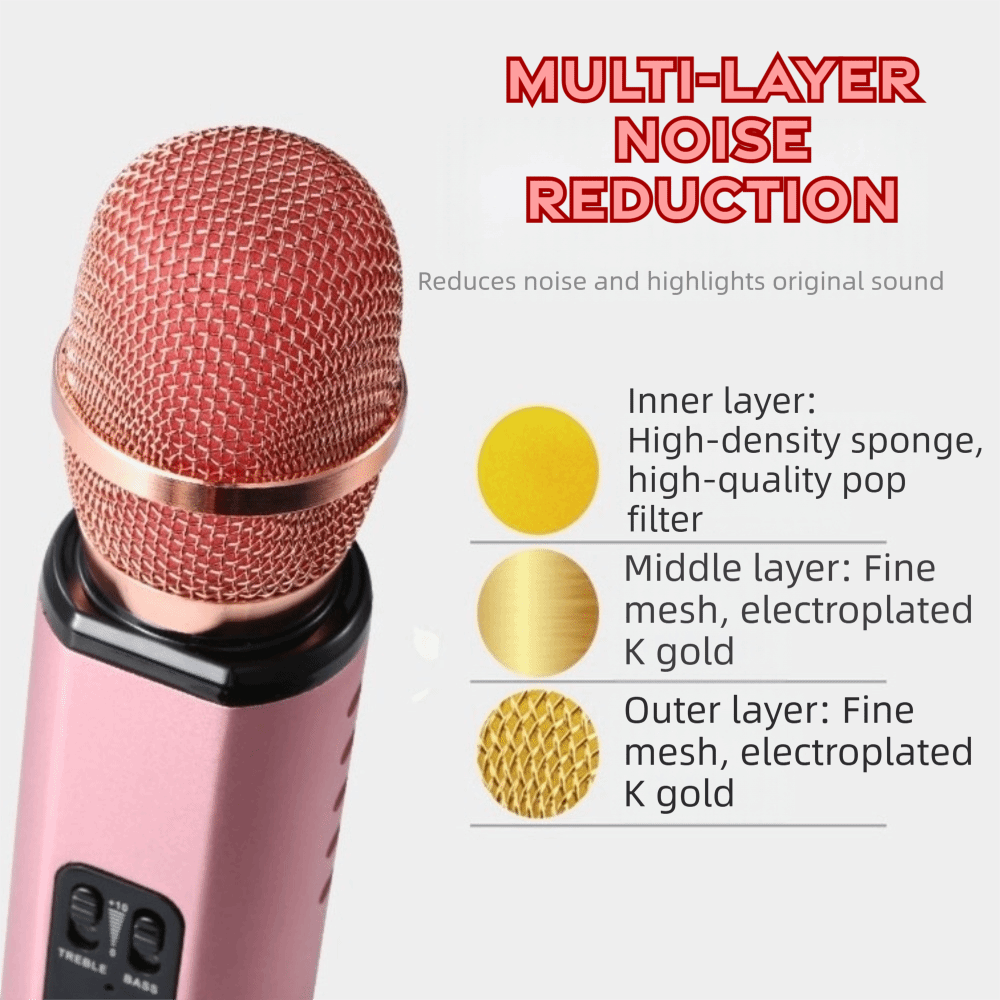 Portable Karaoke Microphone Pr - Bluetooth Karaoke Microphone Handheld 评论和价格