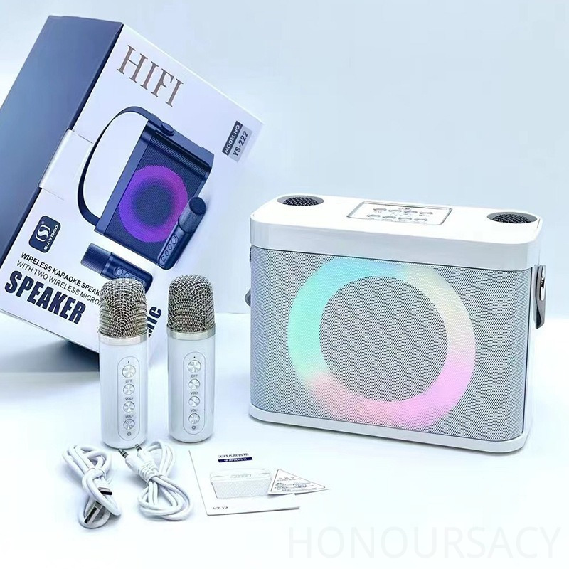 HIFI Stereo Bluetooth Karaoke  - Karaoke Machine Portable With 2 Mic 评论和价格