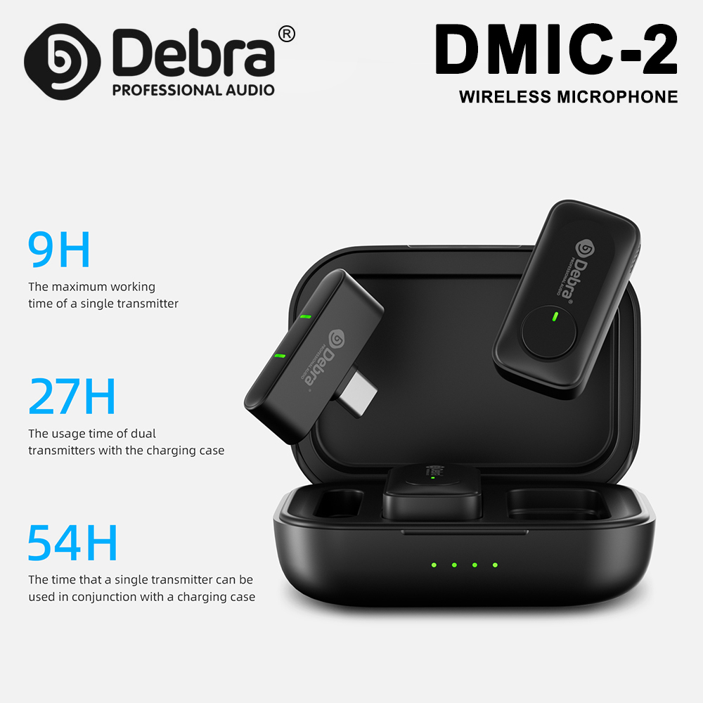 Debra DMIC-2 wireless micropho - Wireless Lavalier Microphone Dual Receiver 评论和价格