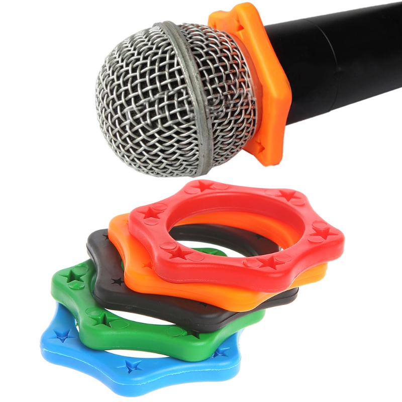 5Pcs Silicone Wireless Handhel - Microphone Shock Mount Universal 评论和价格