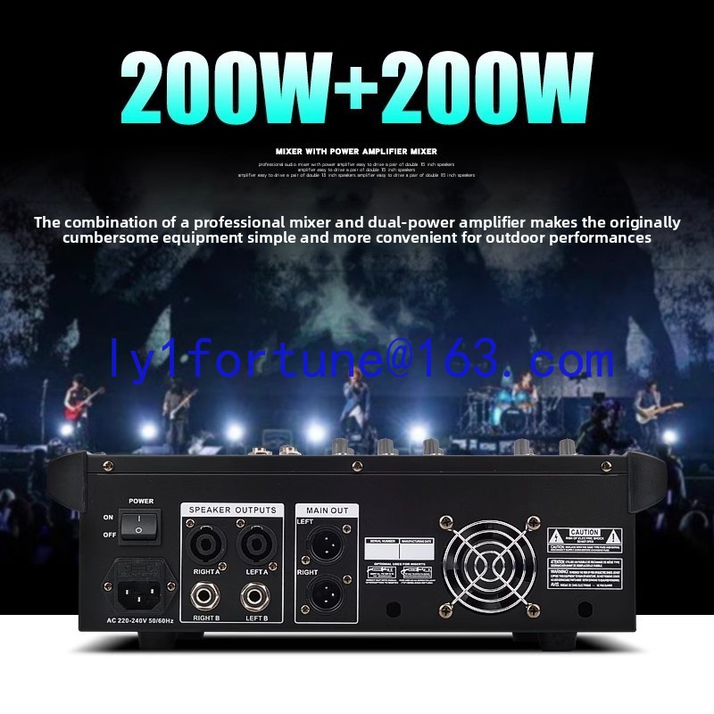 Mixer with power amplifier USB - Karaoke Amplifier Mixer Bluetooth 评论和价格