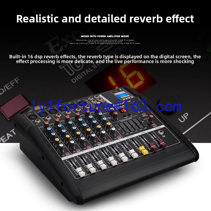 Mixer with power amplifier USB - Karaoke Amplifier Mixer Bluetooth 评论和价格
